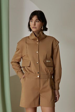 کت قهوه ای زنانه Comfort Naar - کد 906093976
