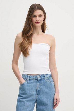 بادی سفید زنانه Straplez Calvin Klein - کد 906094712