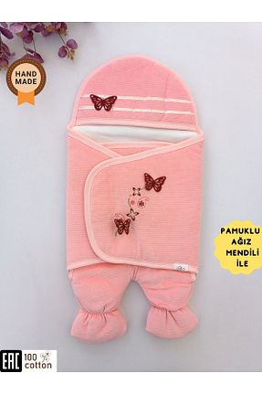 پتوی کودک و نوزاد صورتی پنبه ای Tomuycuk - کد 128507181