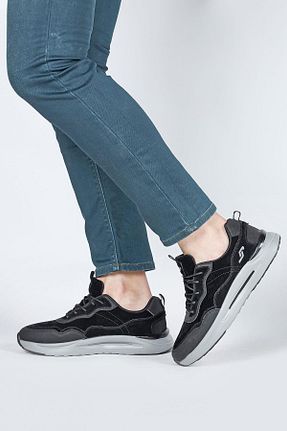 کفش اسنیکر مشکی مردانه بند دار Jump - کد 738821089
