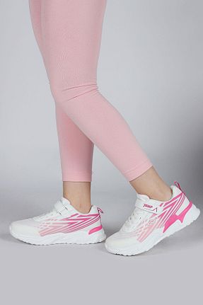 کفش پیاده روی سفید بچه گانه چرم مصنوعی Jump - کد 795480884
