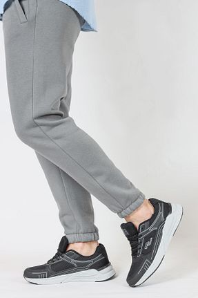 کفش اسنیکر مشکی مردانه بند دار Jump - کد 890244774