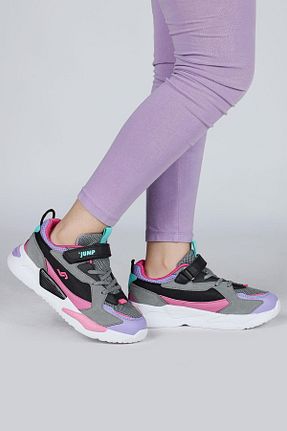 کفش اسنیکر بنفش زنانه بند دار Jump - کد 795481199
