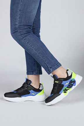 کفش اسنیکر مشکی بچه گانه چسبی Jump - کد 795486648