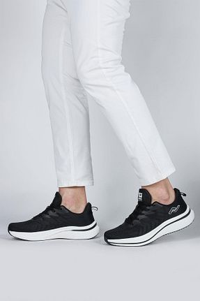 کفش اسنیکر مشکی مردانه بند دار Jump - کد 795479727