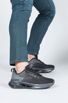 کفش پیاده روی مشکی مردانه چرم مصنوعی Jump - کد 795030661