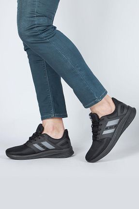 کفش اسنیکر مشکی مردانه بند دار Jump - کد 795479815