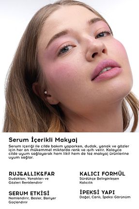 رژگونه صورتی Işıltılı Cream Co. - کد 906123127