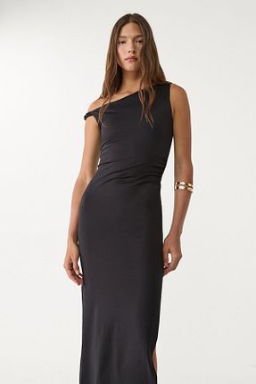 لباس مشکی زنانه بافتنی Stradivarius - کد 904672880