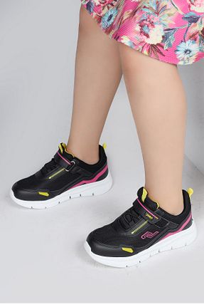 کفش اسنیکر مشکی بچه گانه چسبی Jump - کد 655835585