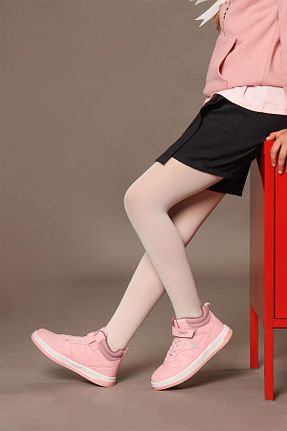 کفش اسنیکر صورتی بچه گانه بند دار Jump - کد 317763170