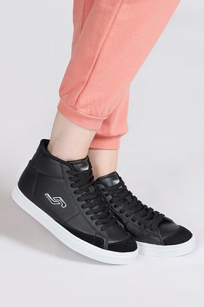 کفش اسنیکر مشکی زنانه بند دار Jump - کد 650500860