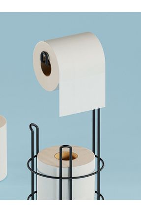 پایه دستمال توالت مشکی فلزی SUNTEL BANYO MUTFAK AKSESUARLARI - کد 234152632