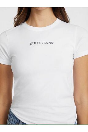 تیشرت سفید زنانه Guess - کد 906153949