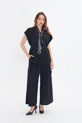 شلوار مشکی زنانه بافتنی LAMANTE - کد 917396735