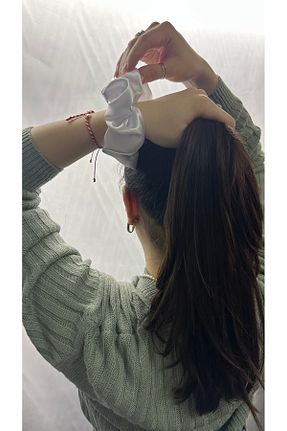گیره سر سفید زنانه ساتن MegssStore - کد 906181069