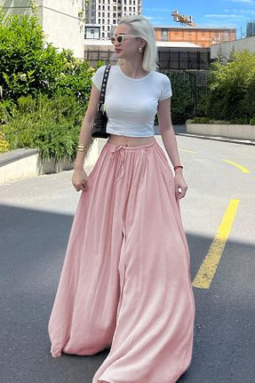 دامن صورتی زنانه ساده Madmext - کد 906146927