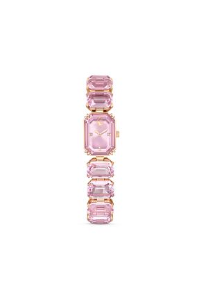 ساعت مچی صورتی زنانه 20-25 میلی متر Swarovski - کد 789090490