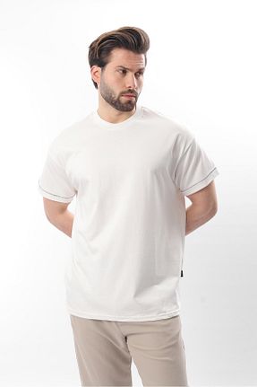 تیشرت نباتی مردانه رگولار Madmext - کد 906160377