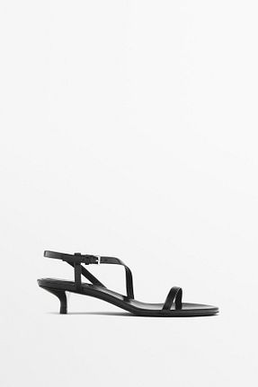 کفش مجلسی مشکی زنانه چرم خالص Massimo Dutti - کد 906185478