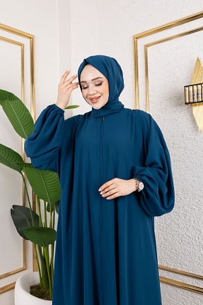 کلاه و ابایا سبز زنانه پلی استر KADEEM - کد 906189756