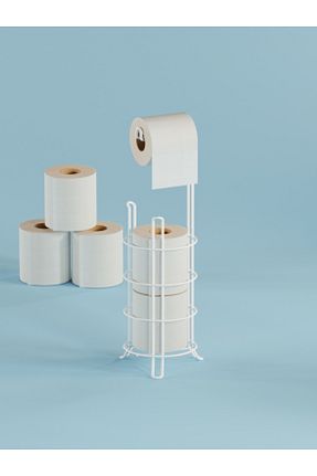 پایه دستمال توالت سفید فلزی SUNTEL BANYO MUTFAK AKSESUARLARI - کد 234127568