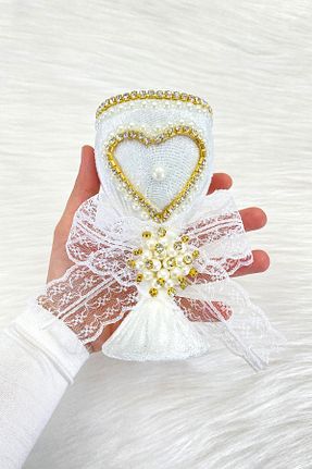 عقد و عروسی و حنابندان سفید ZEYMERADE - کد 906211179