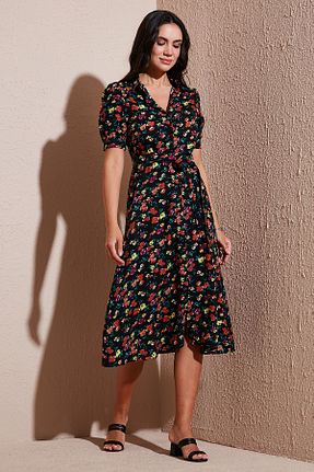 لباس مشکی زنانه ویسکون Lela - کد 906203600