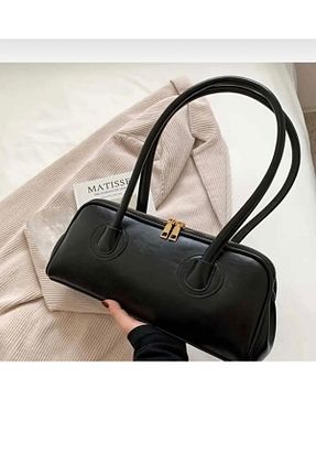 کیف دوشی مشکی زنانه چرم مصنوعی Butik - کد 879953408