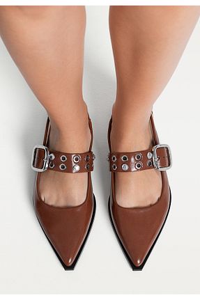 کفش کژوال قهوه ای زنانه پلی اورتان Stradivarius - کد 879440126