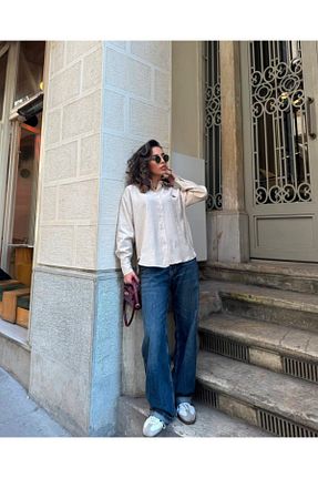 پیراهن بژ زنانه رگولار novalook - کد 906214845