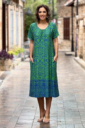 لباس سبز زنانه بافتنی Nevin Kaya Moda - کد 816213642