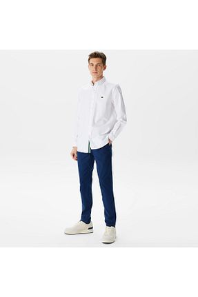 شلوار آبی مردانه پارچه Lacoste - کد 823616882