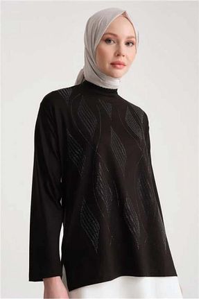 بلوز مشکی زنانه ساده Armine - کد 946061284