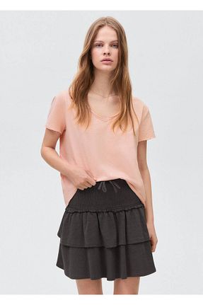 دامن مشکی زنانه ساده MANGO Teen - کد 906250184