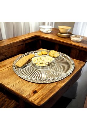 بشقاب سفید شیشه Ornamenti - کد 894160844