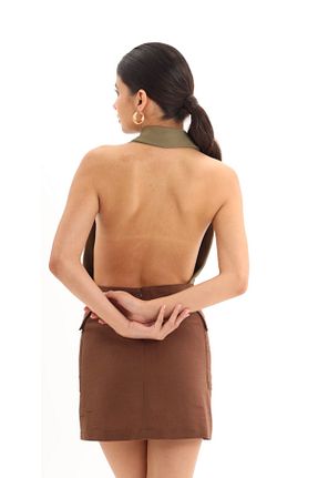 لباس خاکی زنانه بافتنی Cage mt - کد 906297231