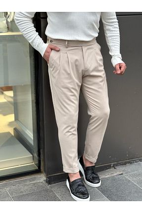 شلوار پارچه ای مردانه پاچه دوبل Osteoswear - کد 906303275