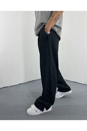 شلوار کرمگن مشکی مردانه اورسایز FURY wear - کد 906320296