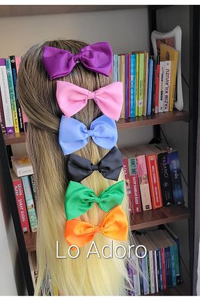 گیره سر نارنجی بچه گانه ساتن LO ADORO - کد 906311844