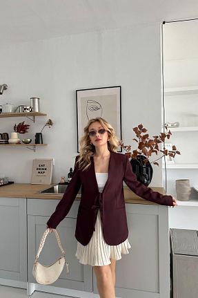 کت زرشکی زنانه رگولار mylove - کد 906311373