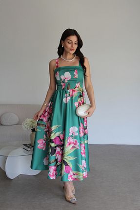 لباس سبز زنانه بافتنی Julidress - کد 903933096