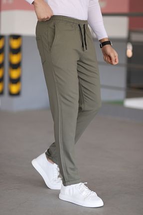 شلوار خاکی مردانه بافتنی hello7 - کد 906327648