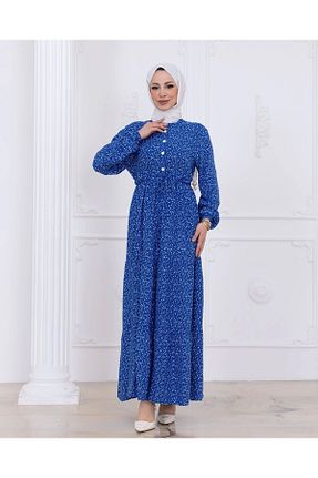 لباس حجاب آبی زنانه رگولار MSK Fashion - کد 899048673