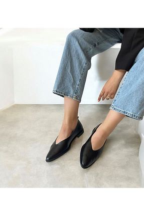 کفش پاشنه بلند کلاسیک مشکی زنانه چرم Saracshoes - کد 864778770