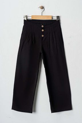 شلوار مشکی بچه گانه مخلوط کتان Çocuksan Baby&Kids Wear - کد 906331870