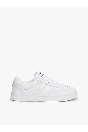 کفش اسنیکر سفید زنانه چرم اصل Tommy Hilfiger - کد 901396277