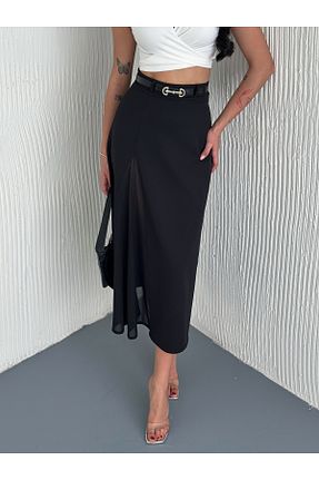 دامن مشکی زنانه بافتنی winmoda - کد 906377769