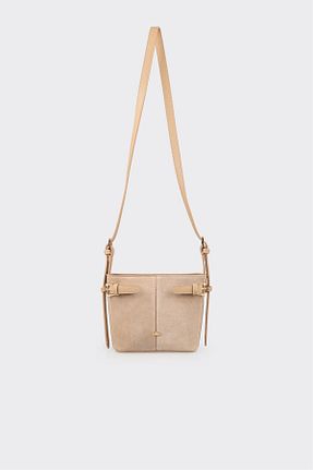 کیف دوشی بژ زنانه پارچه ای Elle - کد 906386325