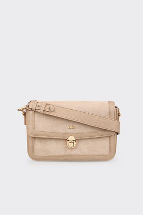 کیف دوشی بژ زنانه پارچه ای Elle - کد 906384766